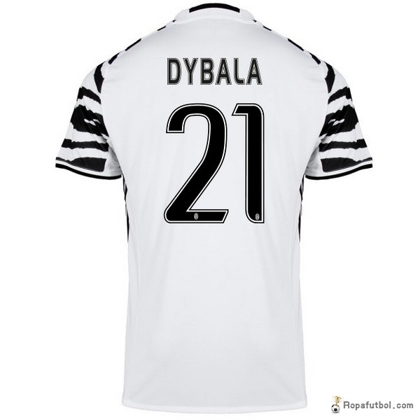 Camiseta Juventus Replica Tercera Ropa Dybala 2016/17 Blanco